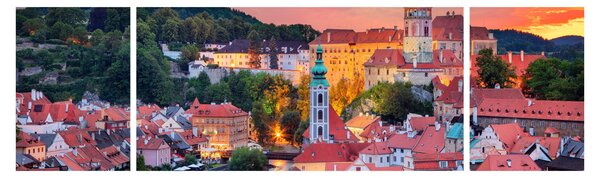 Obraz - Český Krumlov (170x50 cm)