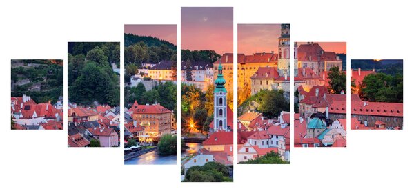 Obraz - Český Krumlov (210x100 cm)