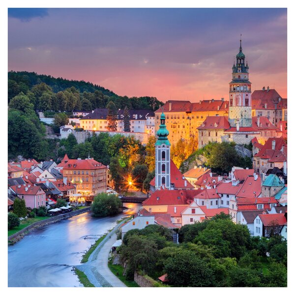 Obraz - Český Krumlov (30x30 cm)
