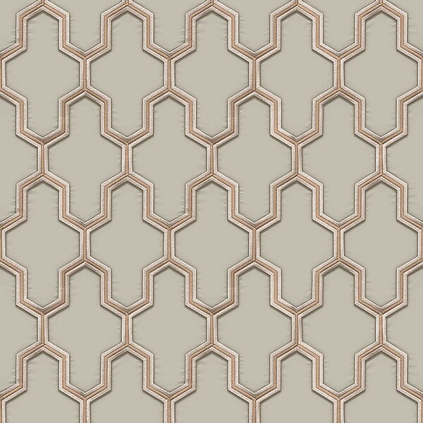 Luxusní vliesová geometrická tapeta WF121023, Wall Fabric, ID Design