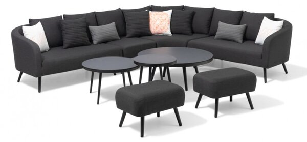 Doppler Melia LIKA-TEX® antracit - luxusní zahradní souprava