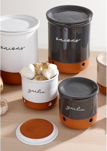 Terakotová dóza na cibuli a česnek Eco – Ladelle