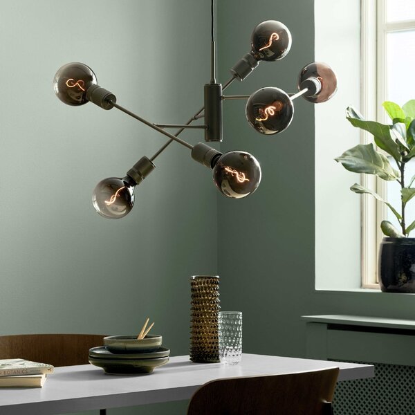 Halo Design Kovové závěsné světlo Halo Mini 6 lite 53 cm