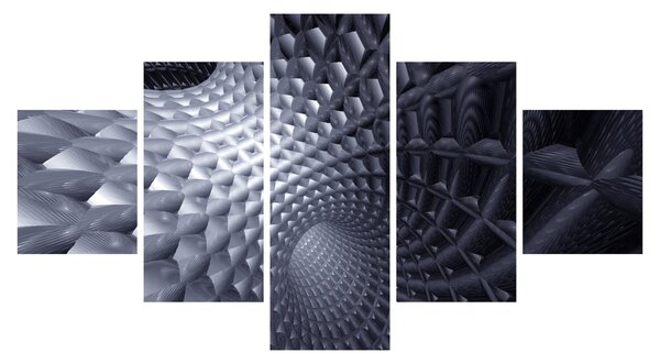Obraz - Abstrakce 3D (125x70 cm)