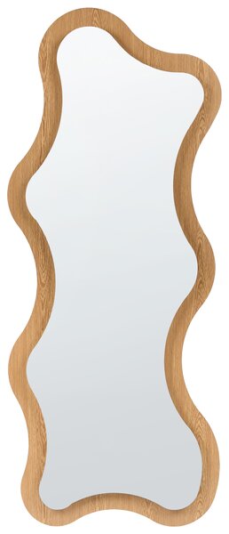 Zrcadlo COMBRE 61 cm 170 cm LED Světle hnědá