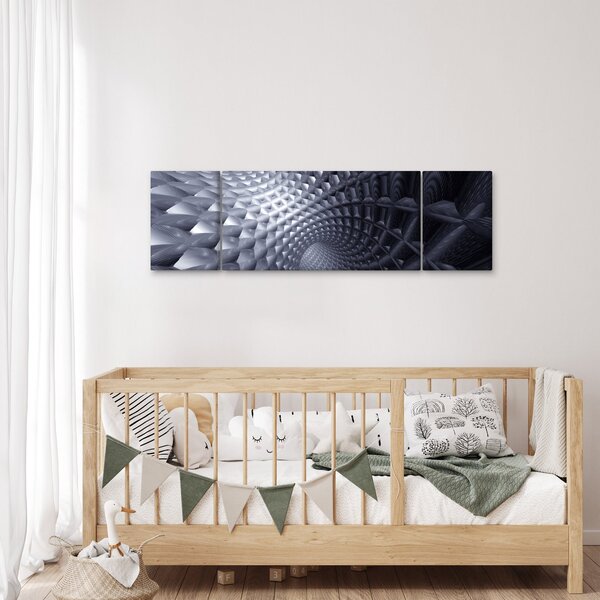 Obraz - Abstrakce 3D (170x50 cm)