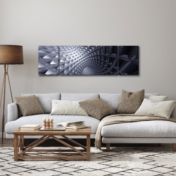 Obraz - Abstrakce 3D (170x50 cm)
