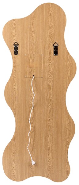 Zrcadlo COMBRE 61 cm 170 cm LED Světle hnědá