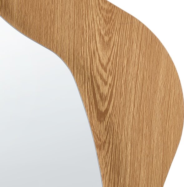 Zrcadlo LAMBLORE 58 cm 171 cm LED Světle hnědá