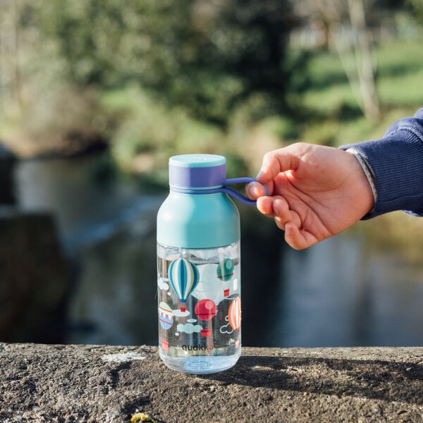 Dětská láhev Ice, 430ml, Quokka, balónky