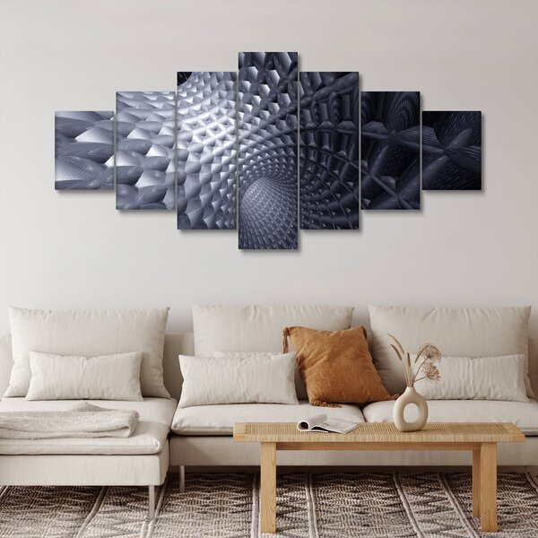 Obraz - Abstrakce 3D (210x100 cm)
