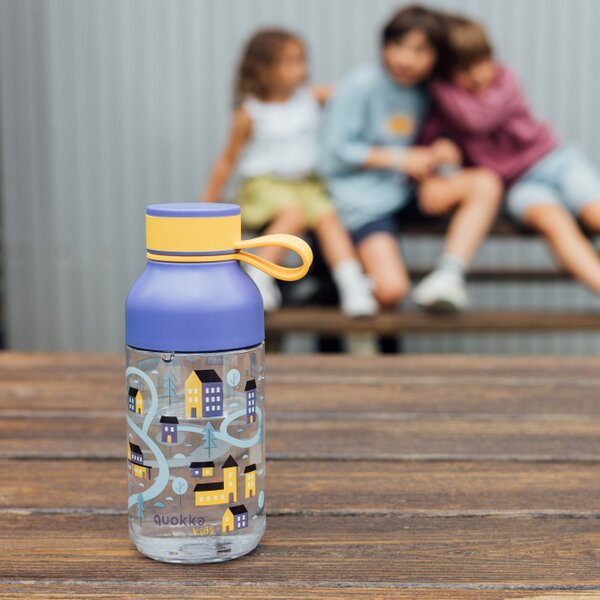 Dětská láhev Ice, 430ml, Quokka, dům