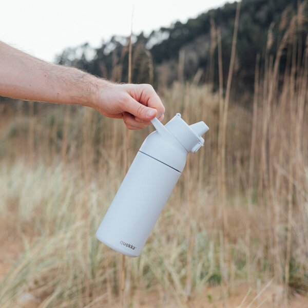 Nerezová sportovní láhev s pítkem Tide, 700ml, Quokka, bílá