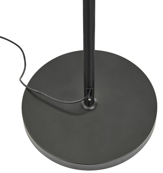 LED stojací lampa ESKALDE s dálkovým ovládáním se stmívačem Kov Černá