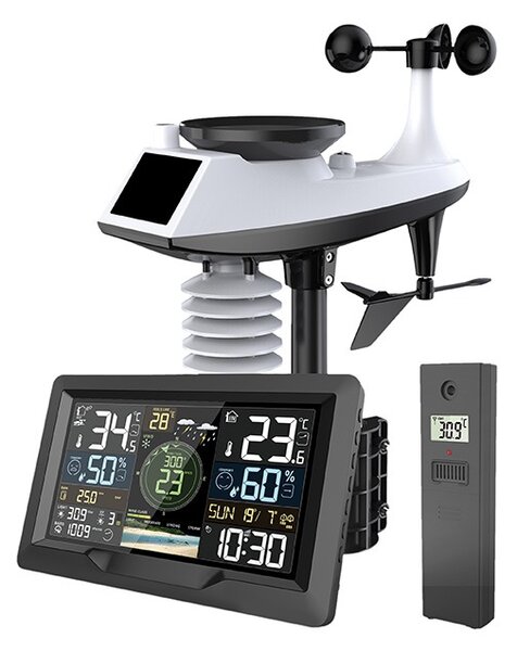 SOLIGHT Profesionální smart WIFI meteostanice