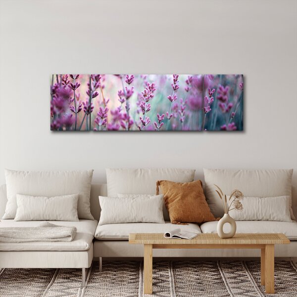 Obraz - Levandule (170x50 cm)