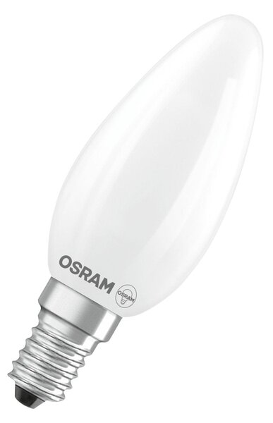 LED žárovka Classic B 40 DIM, Třída B, 2.5W, Teplá bílá, Matná, E14