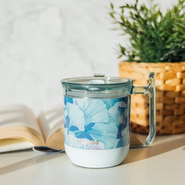 Termohrnek Wave, 260ml, Quokka, ginkgo leaves