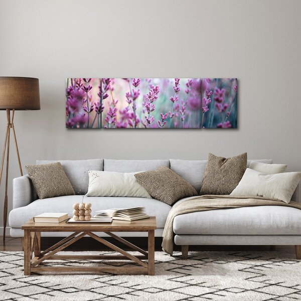 Obraz - Levandule (170x50 cm)