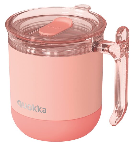 Termohrnek Wave, 260ml, Quokka, růžový