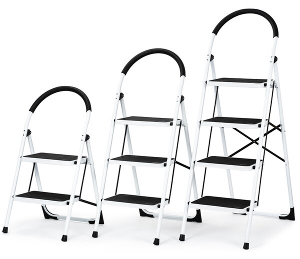 4Home Skládací ocelové schůdky Steps, 3 stupně, 3 stupně