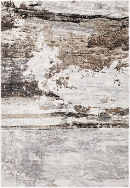 Moderní kusový koberec Ragolle Argentum 63847 9243 Abstraktní béžový hnědý šedý Rozměr: 200x290 cm