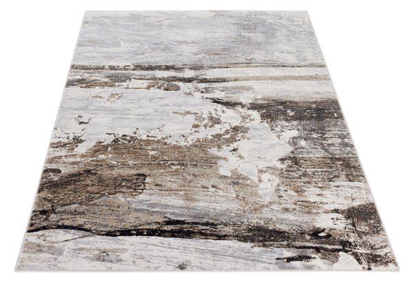Moderní kusový koberec Ragolle Argentum 63847 9243 Abstraktní béžový hnědý šedý Rozměr: 200x290 cm