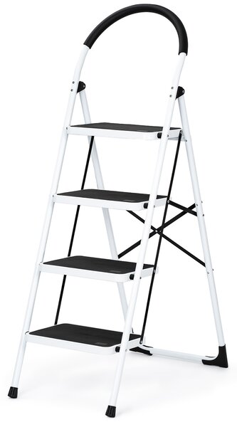 4Home Skládací ocelové schůdky Steps, 4 stupně, 4 stupně