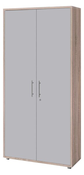 SKŘÍŇ NA ŠANONY, šedá, Sonoma dub, 84,4/185,6/33 cm MID.YOU - Online Only kancelářský nábytek, Online Only