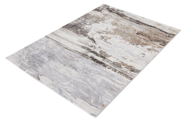 Moderní kusový koberec Ragolle Argentum 63847 9243 Abstraktní béžový hnědý šedý Rozměr: 200x290 cm