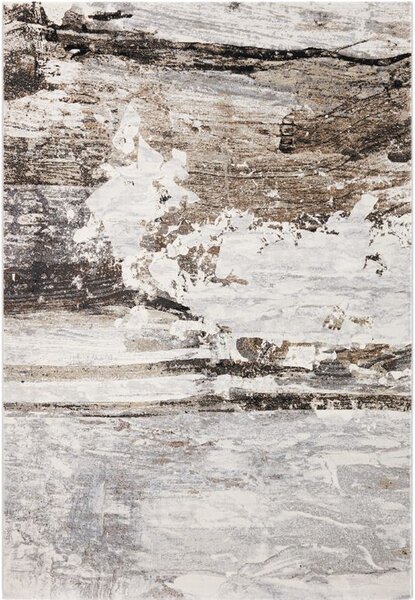 Moderní kusový koberec Ragolle Argentum 63847 9243 Abstraktní béžový hnědý šedý Rozměr: 200x290 cm