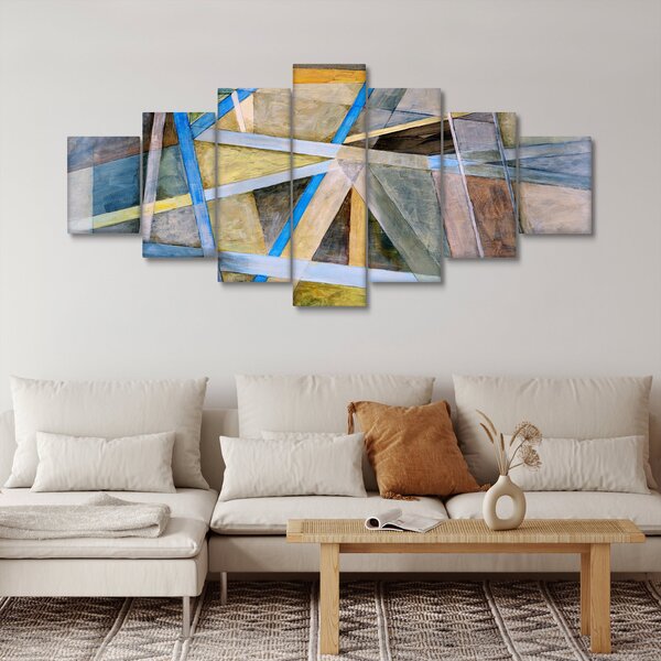 Obraz - Abstrakce (210x100 cm)