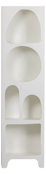Regál na dekorace zacco 180 x 48 cm bílý