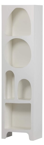 Regál na dekorace zacco 180 x 48 cm bílý