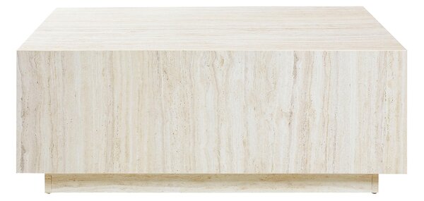 KONFERENČNÍ STOLEK, béžová, kompozitní dřevo, 90/90/35 cm Livetastic - Konferenční stolky, Online Only
