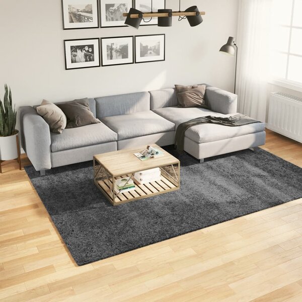 Koberec OVIEDO krátký vlas antracitový 200 x 280 cm