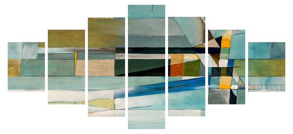 Obraz - Abstrakce (210x100 cm)