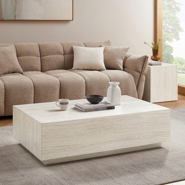 KONFERENČNÍ STOLEK, béžová, kompozitní dřevo, 120/75/35 cm Livetastic - Konferenční stolky, Online Only
