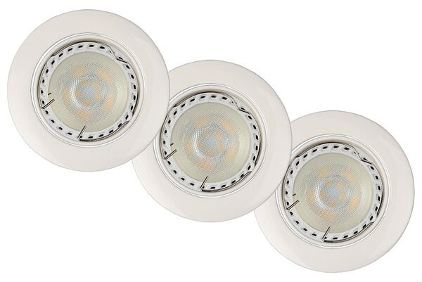 Lucide 11001/15/31 FOCUS zápustné svítidlo výklopné 3-set 3xGU10 bílé