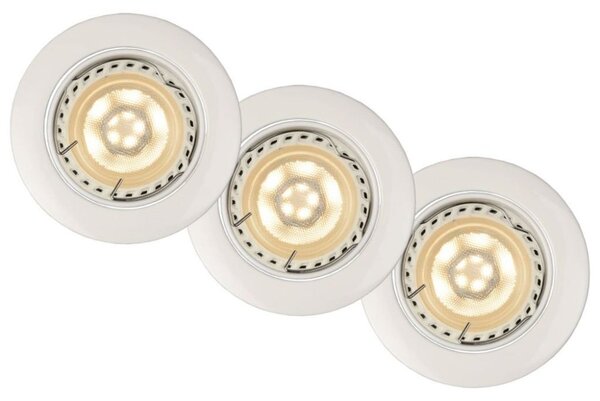 Lucide 11001/15/31 FOCUS zápustné svítidlo výklopné 3-set 3xGU10 bílé