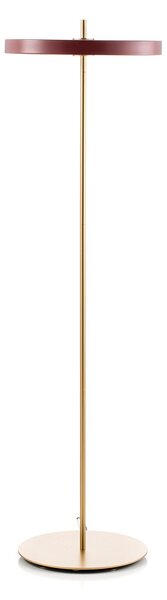 Stojací Lampa UMAGE, Asteria Floor, stmívatelné, Červená, Obývací pokoj, Kov, Design