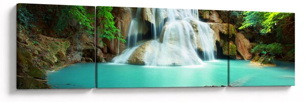 Obraz vodopádů (170x50 cm)