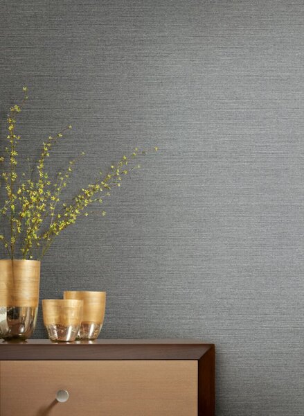 Šedo-stříbrná tapeta na zeď, imitace hrubší textilie DD3731, Dazzling Dimensions 2, York