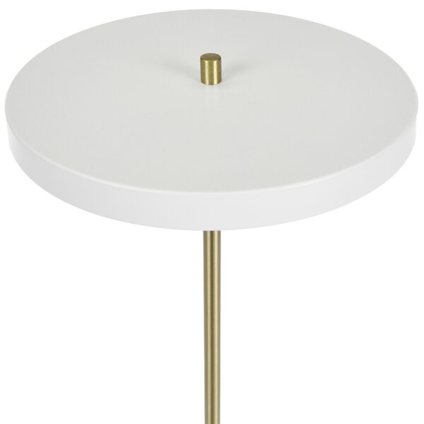 LED stojací lampa EVENLODE se stmívačem Kov Bílá
