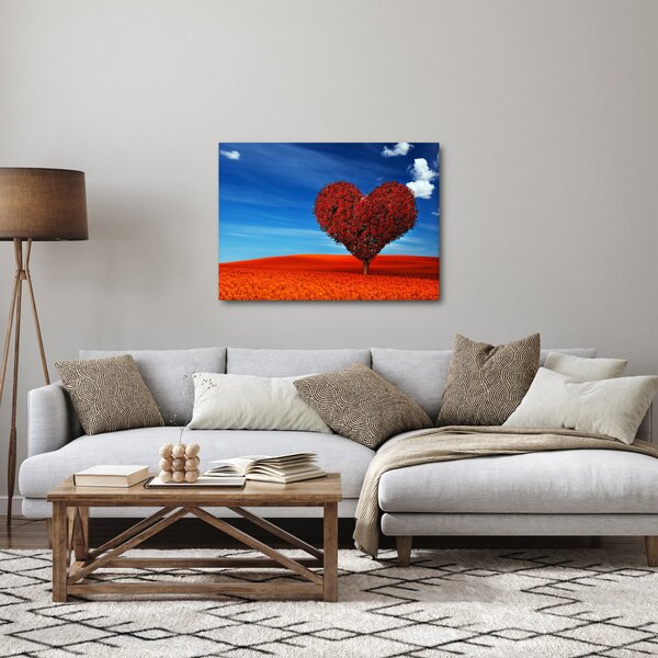 Obraz - Srdce ze stromu (70x50 cm)