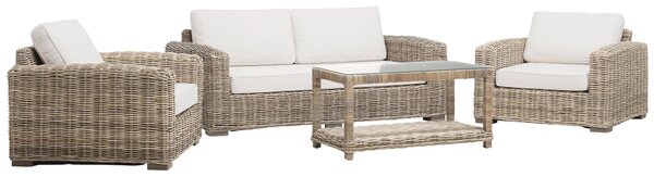SEDACÍ SESTAVA, dřevo, textil, přírodní barvy, světle šedá Livetastic - Online Only sedačky, Online Only