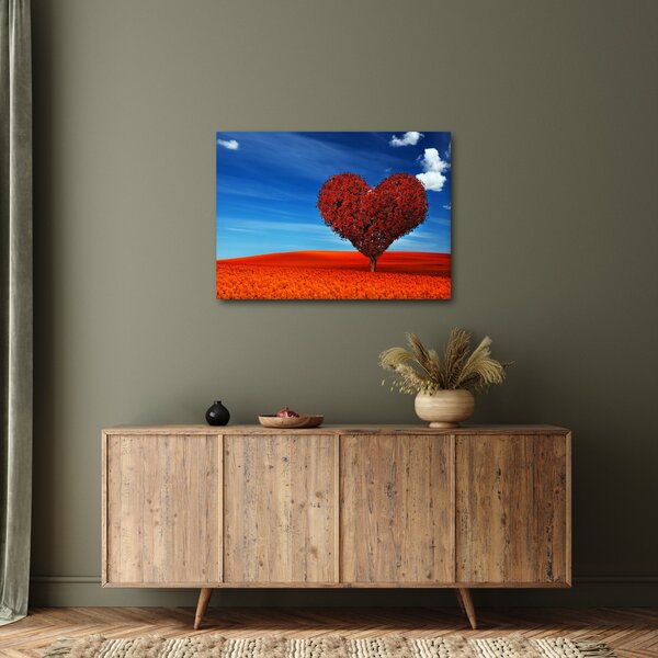 Obraz - Srdce ze stromu (70x50 cm)