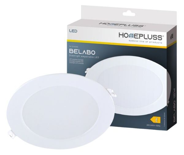 Vestavný LED panel 12W 1056lm, denní, kruhový, 17cm, 3 roky