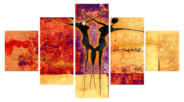 Obraz - Africké bohyně (125x70 cm)