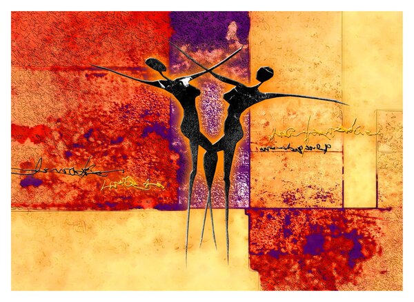 Obraz - Africké bohyně (70x50 cm)